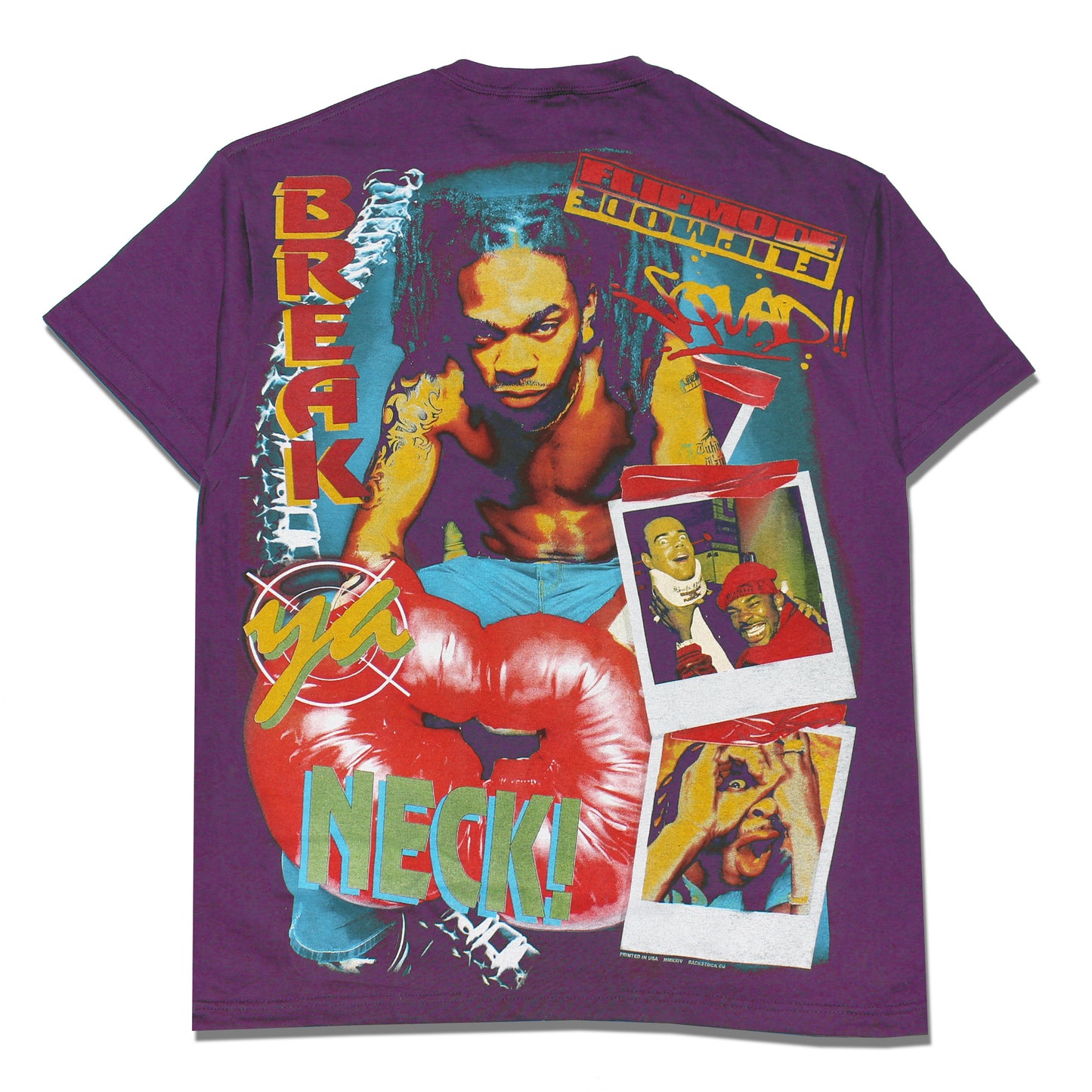 *PURPLE* Busta 'Break Ya Neck' Orig. fan art shirt