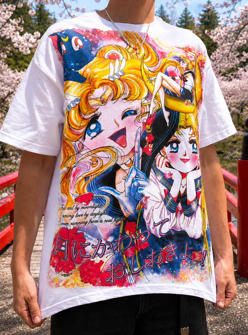 'In the name of the Moon!' Orig. fan art tee