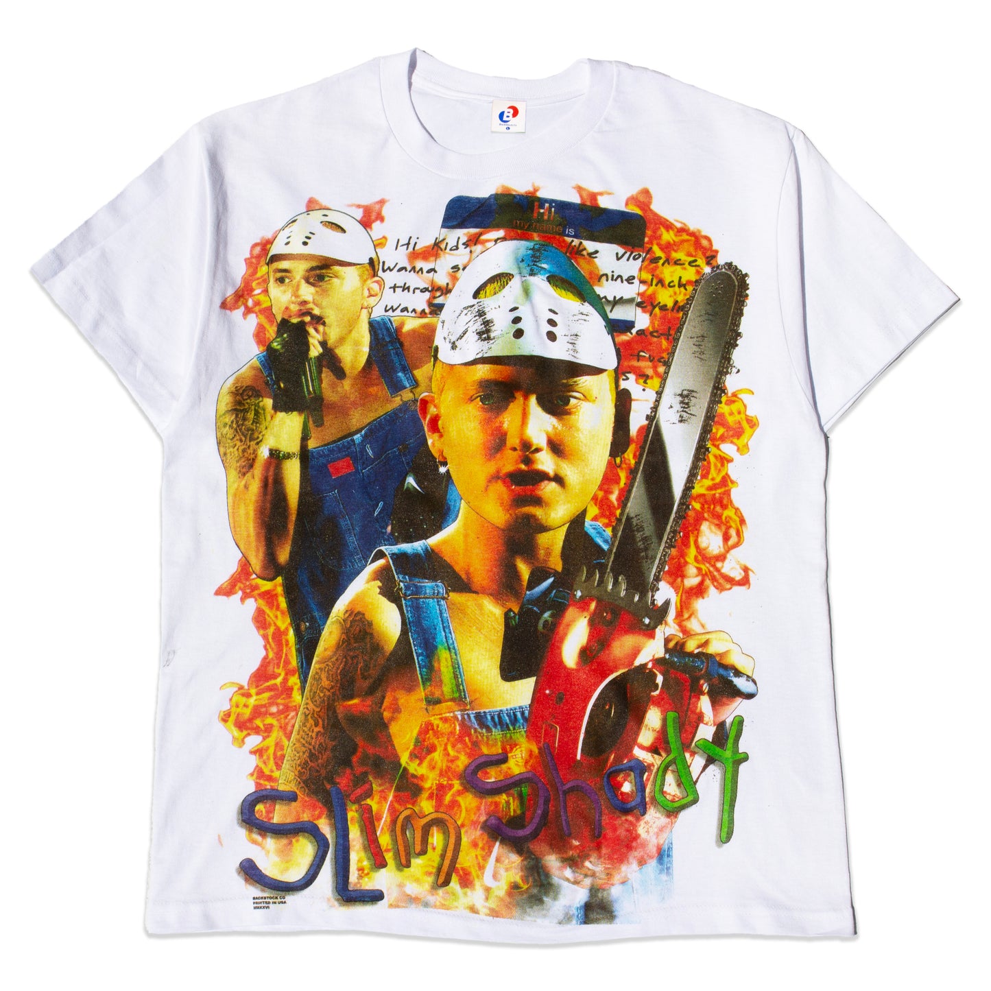 'Hi!, My name is..' Orig. fan art tee