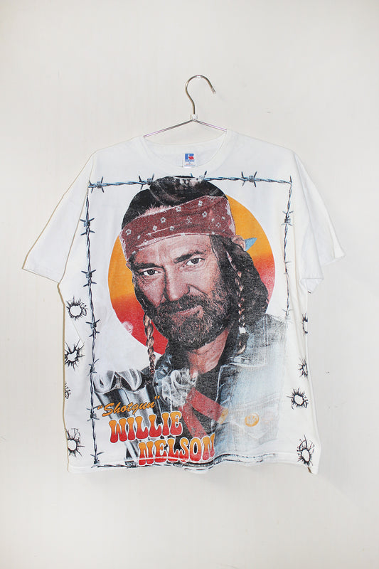 Willie Nelson on 80's Era Russell (XL)