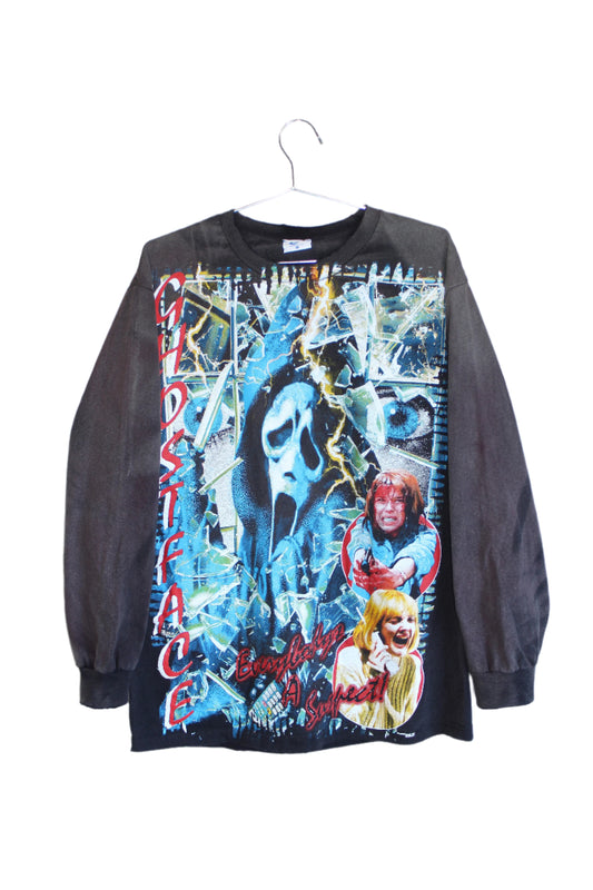 Scream on faded BSC longsleeve (L)