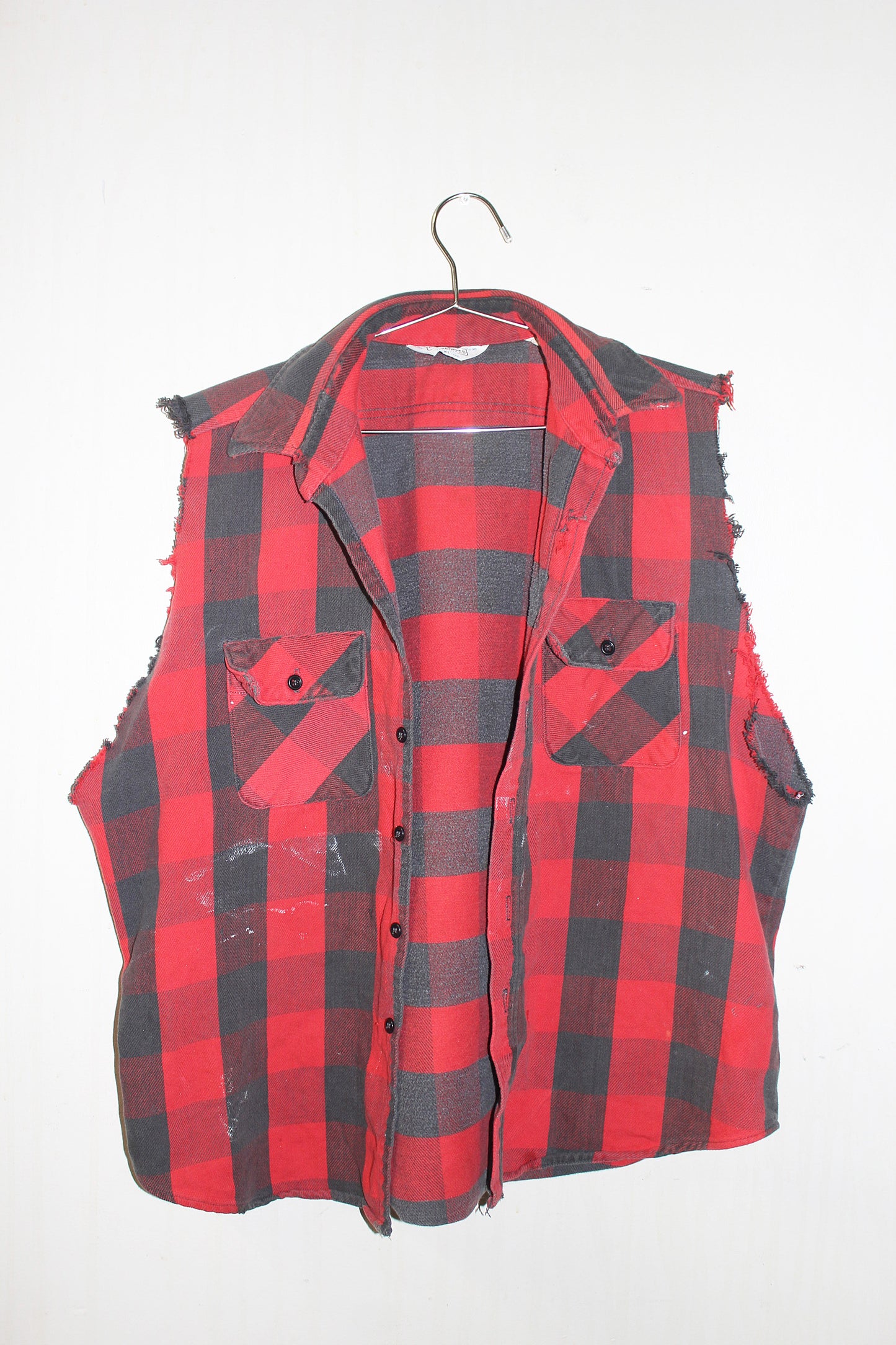 Willie Nelson Sleeveless flannel (XL)