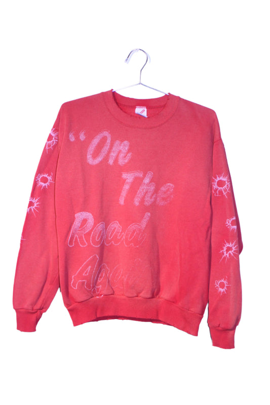 *Reverse* Willie Nelson on Vintage Jerzees Sweatshirt (M)