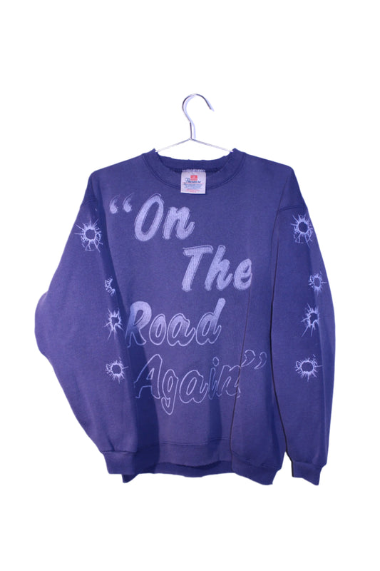 Willie Reverse print on vintage Hanes Premium Sweatshirt (M)