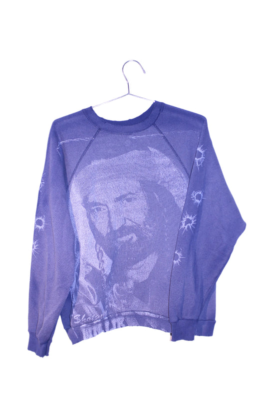 Willie Reverse print on vintage Tultex Sweatshirt (M)