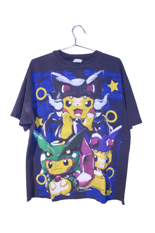 Poncho Pika on vintage single stitch hanes 50/50 (L/XL)