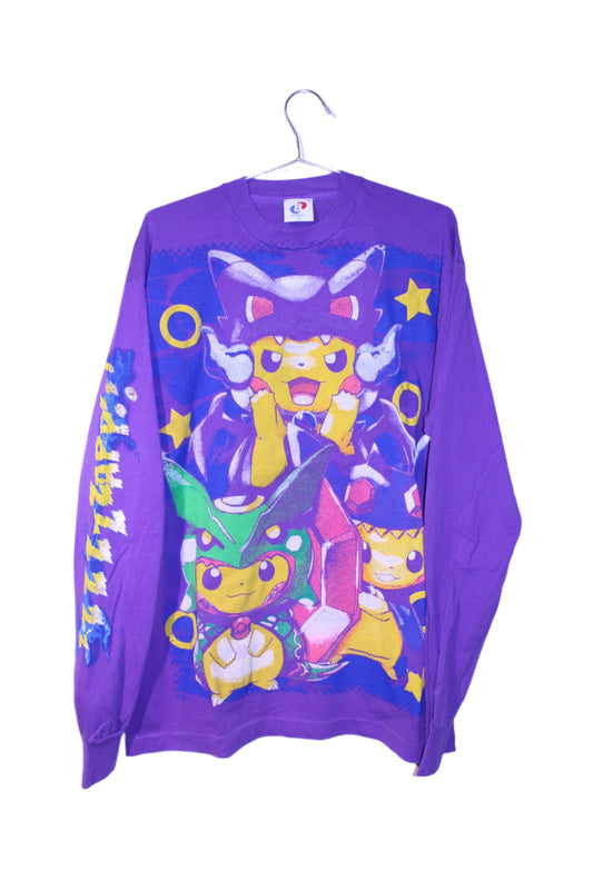 Poncho Pika on F.O.T.L 90's single stitch longsleeve (XXL)