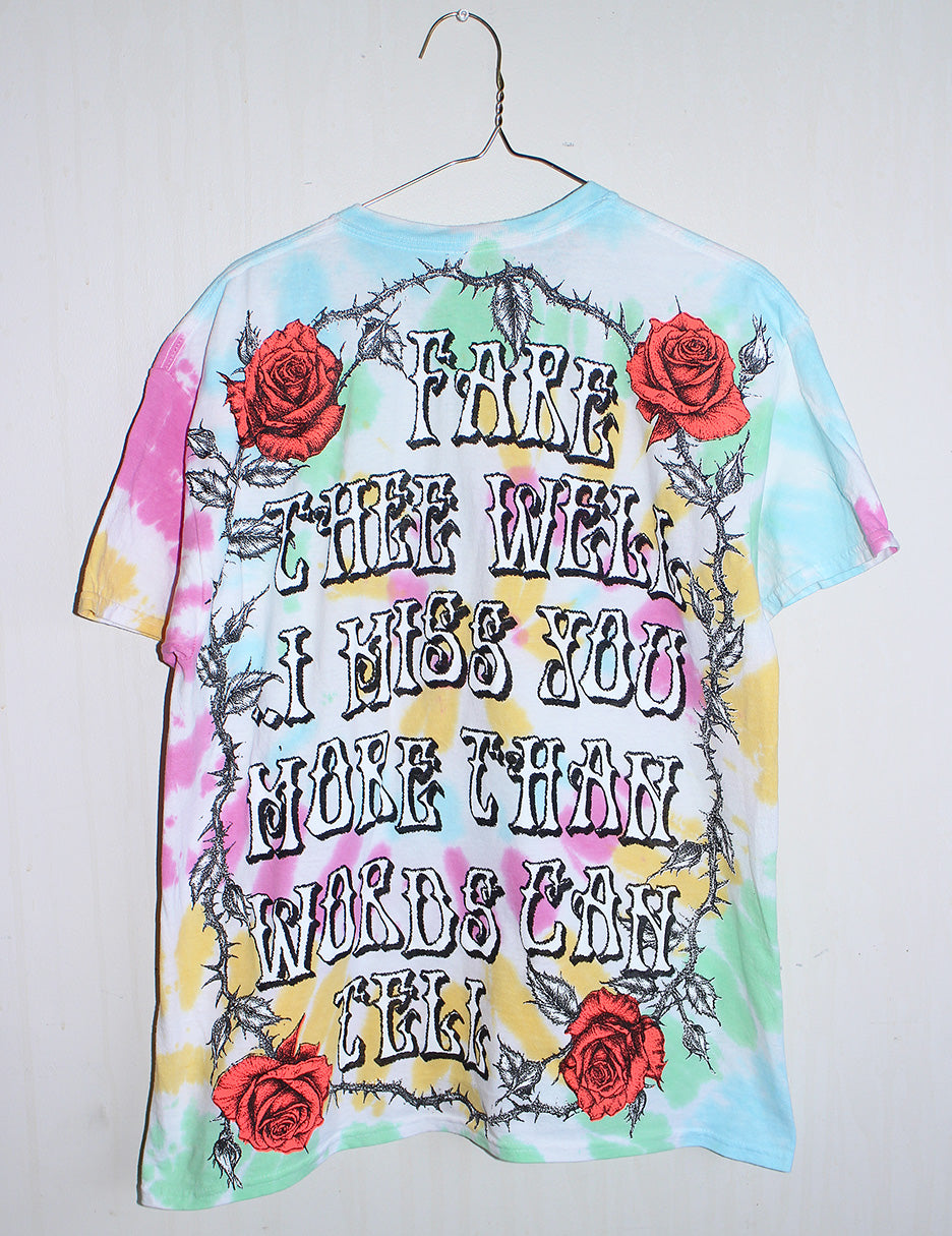 Fare Thee Well Jerry Tie Dyed Tee (L)