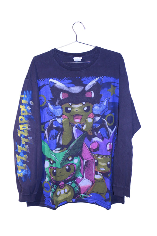 Poncho Pika on Faded EDITIONS longsleeve (XXL)