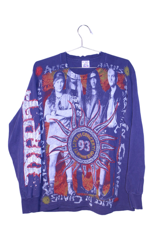 A.I.C on vintage BVD longsleeve faded NAVY tee (M)