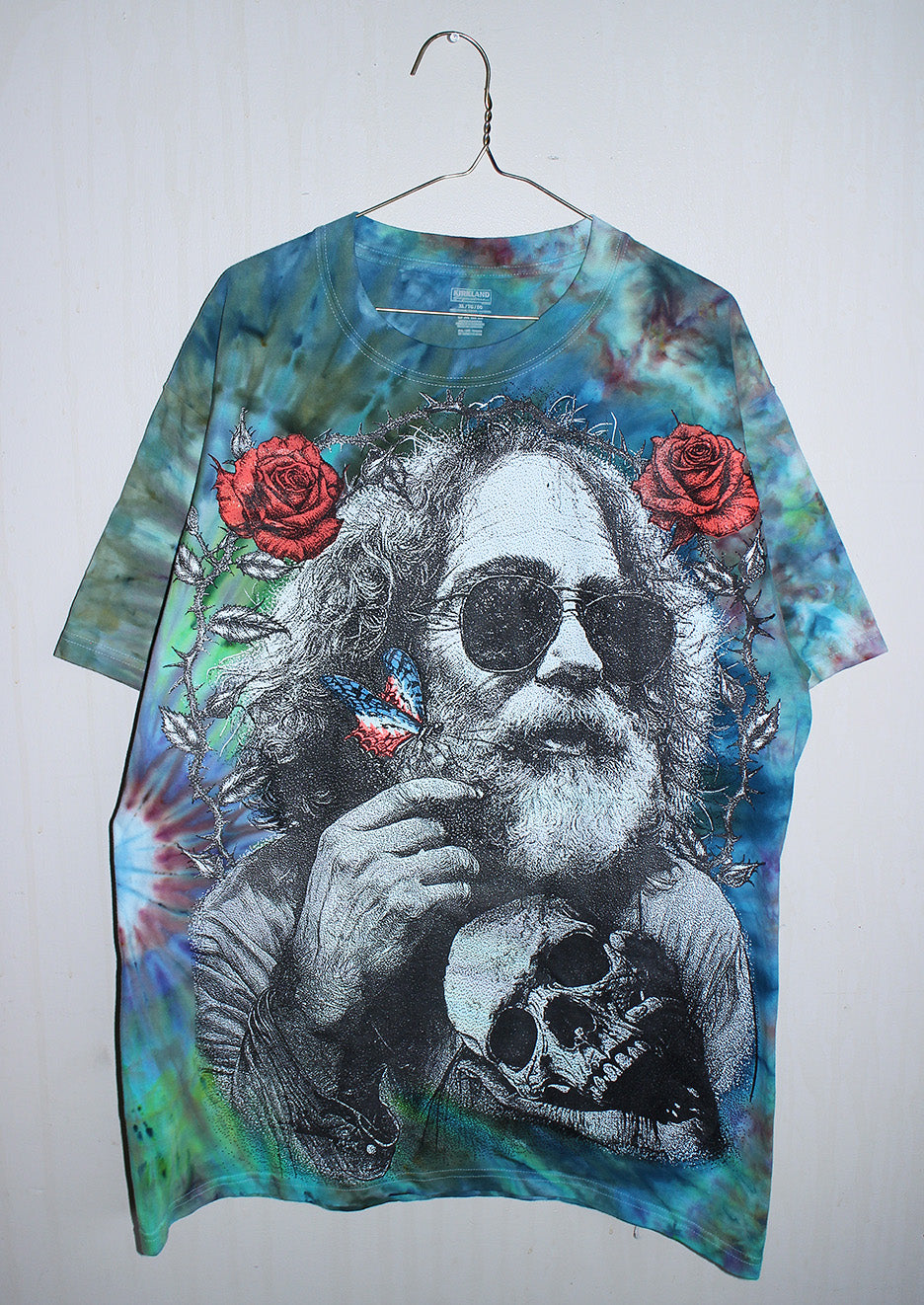 Fare Thee Well Jerry on modern Costco blank tee (XL)