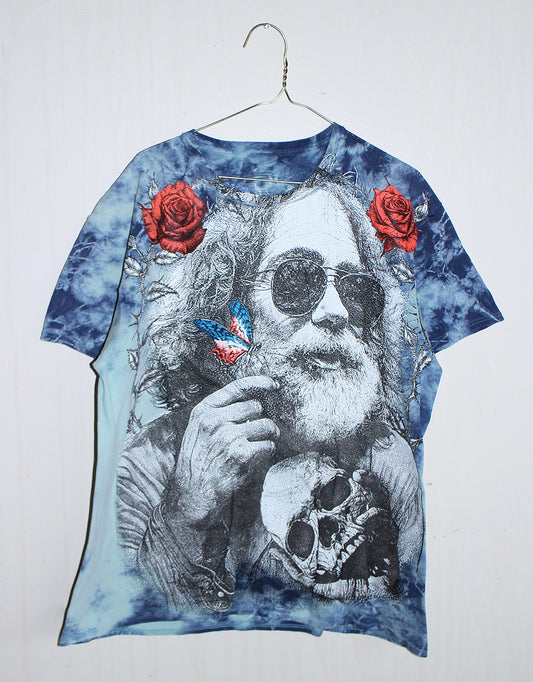 Fare Thee Well Jerry modern tie dyed poison tee (L)