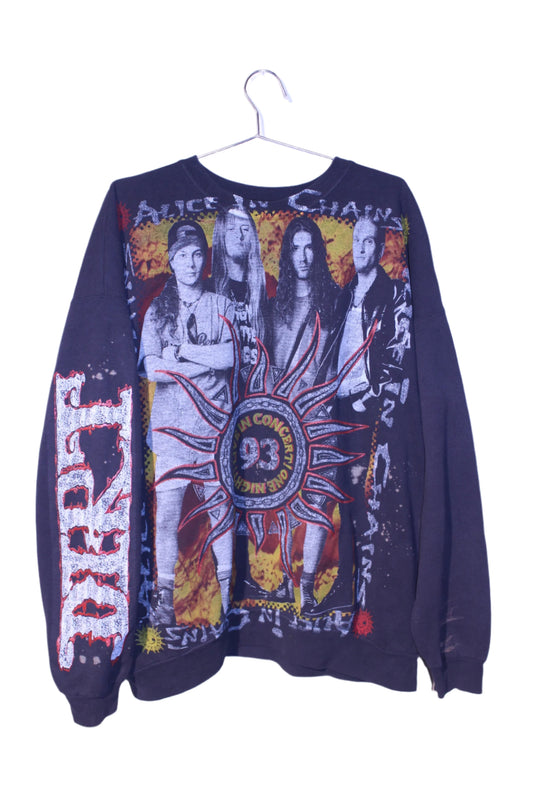 A.I.C on faded hanes Sweatshirt (XXL)