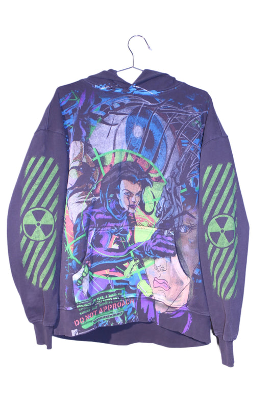 *One of Three* Aeon Flux on heavy Shaka sweatshirt (XL)