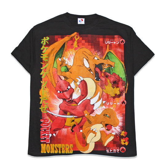 2025 Japanese 'Lizardon/リザードン' Evolution line Orig. fan art shirt