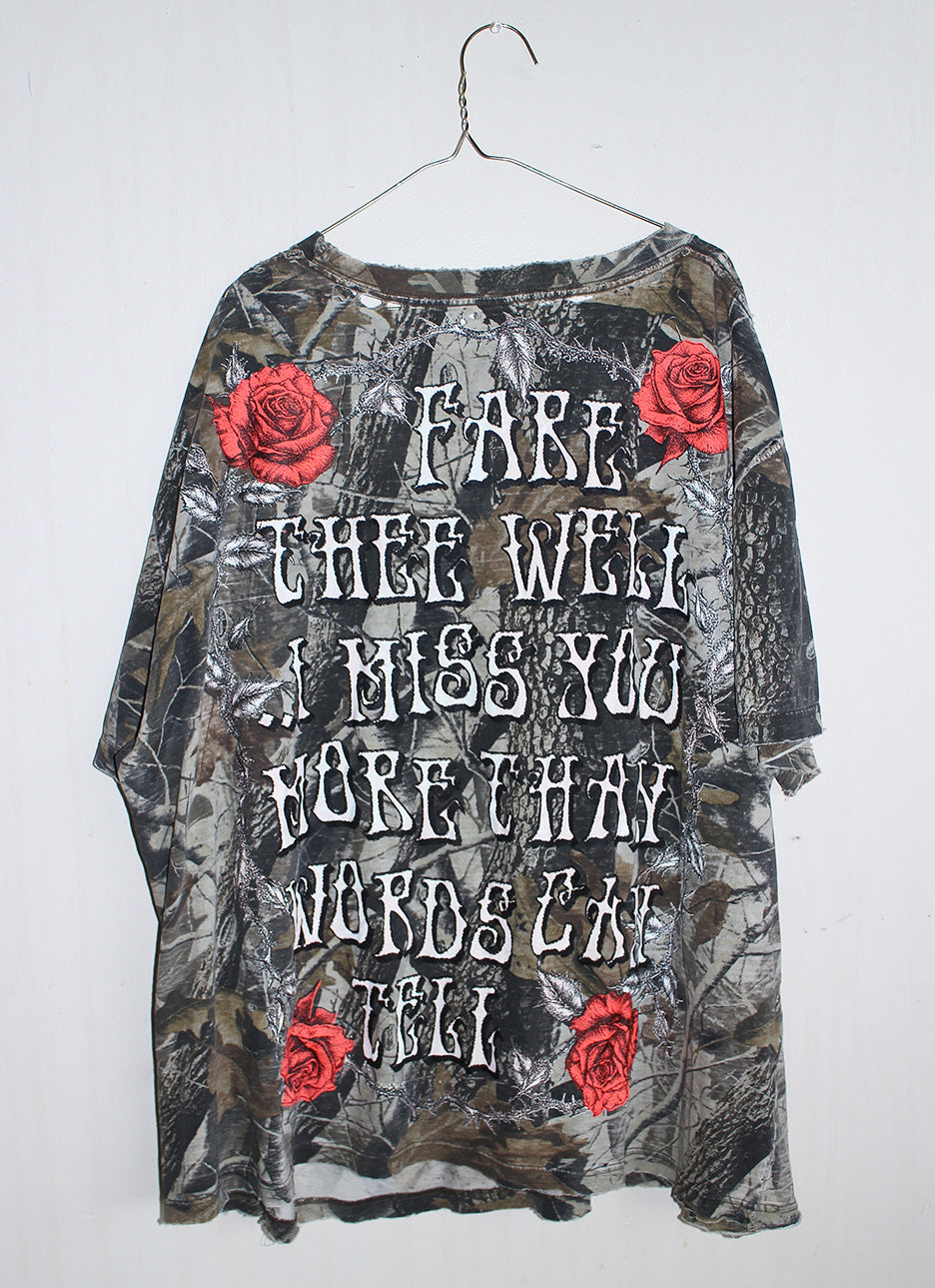 Fare Thee Well Jerry camo pocket tee (XXL)