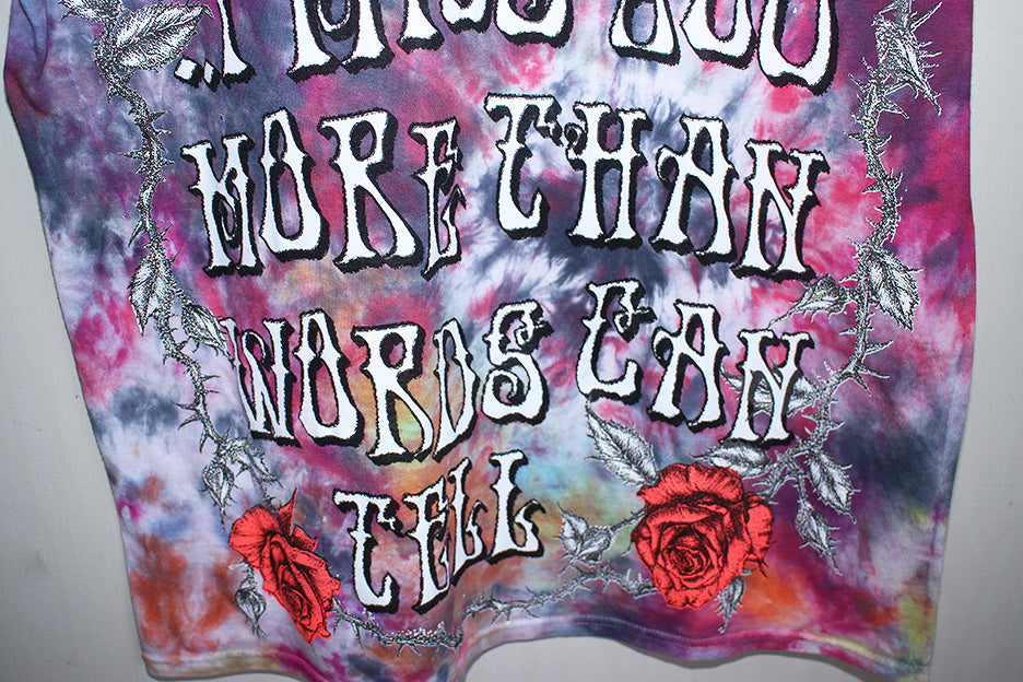 Fare Thee Well Jerry Tie Dyed Tee (L)