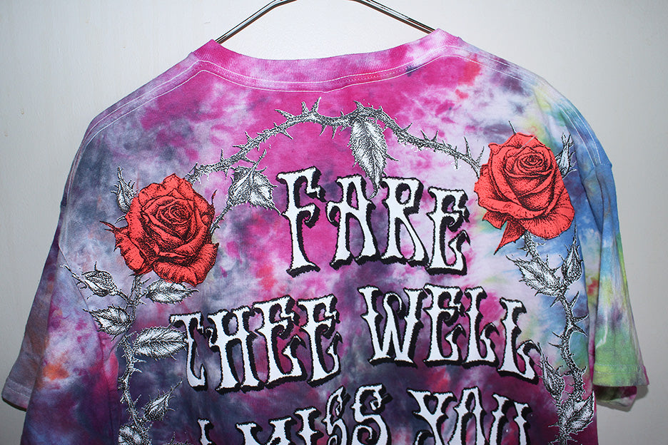 Fare Thee Well Jerry Tie Dyed Tee (L)