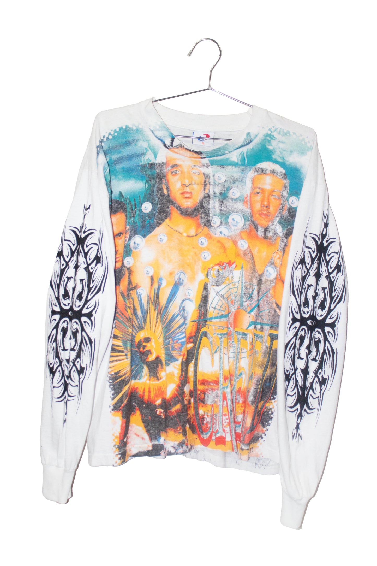 BSC faded Creed on 90's era FOTL long sleeve t-shirt (L)