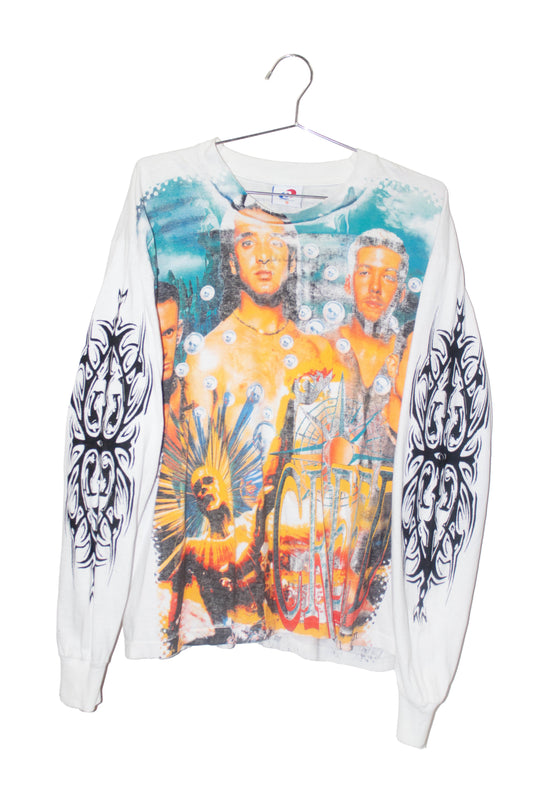 BSC faded Creed on 90's era FOTL long sleeve t-shirt (L)