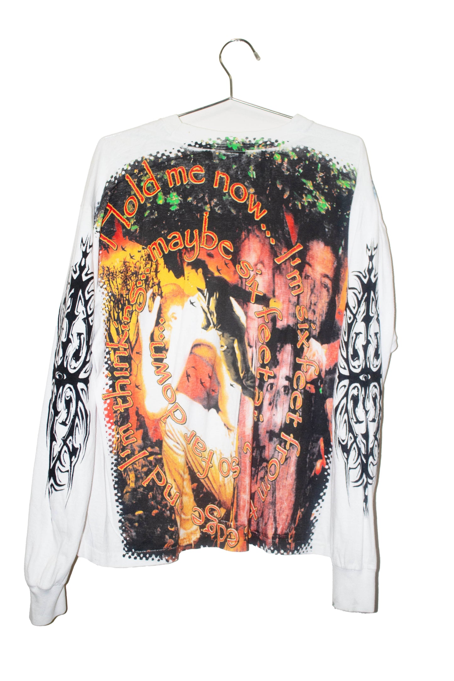 BSC faded Creed on 90's era FOTL long sleeve t-shirt (L)