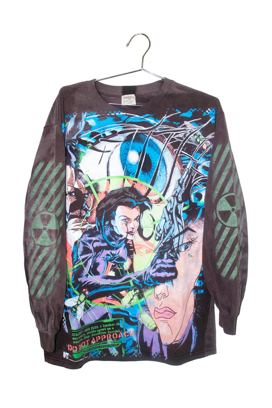 Heavy Sun Faded Aeon Flux long sleeve tee (L)