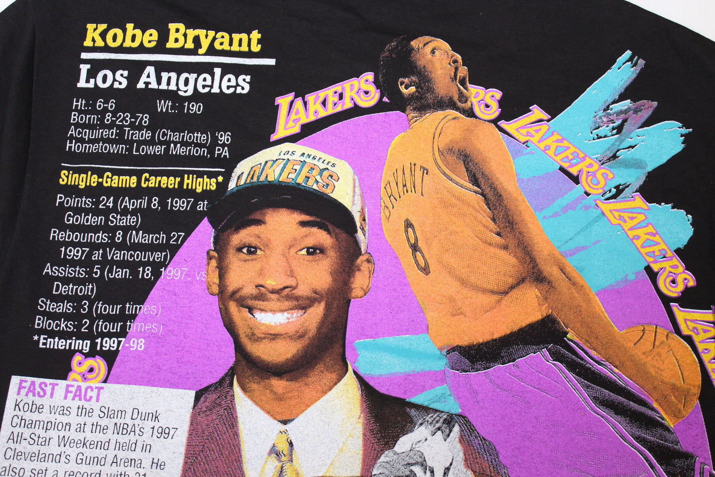 Kobe Bryant 'The Black Mamba' Orig. Bootleg shirt