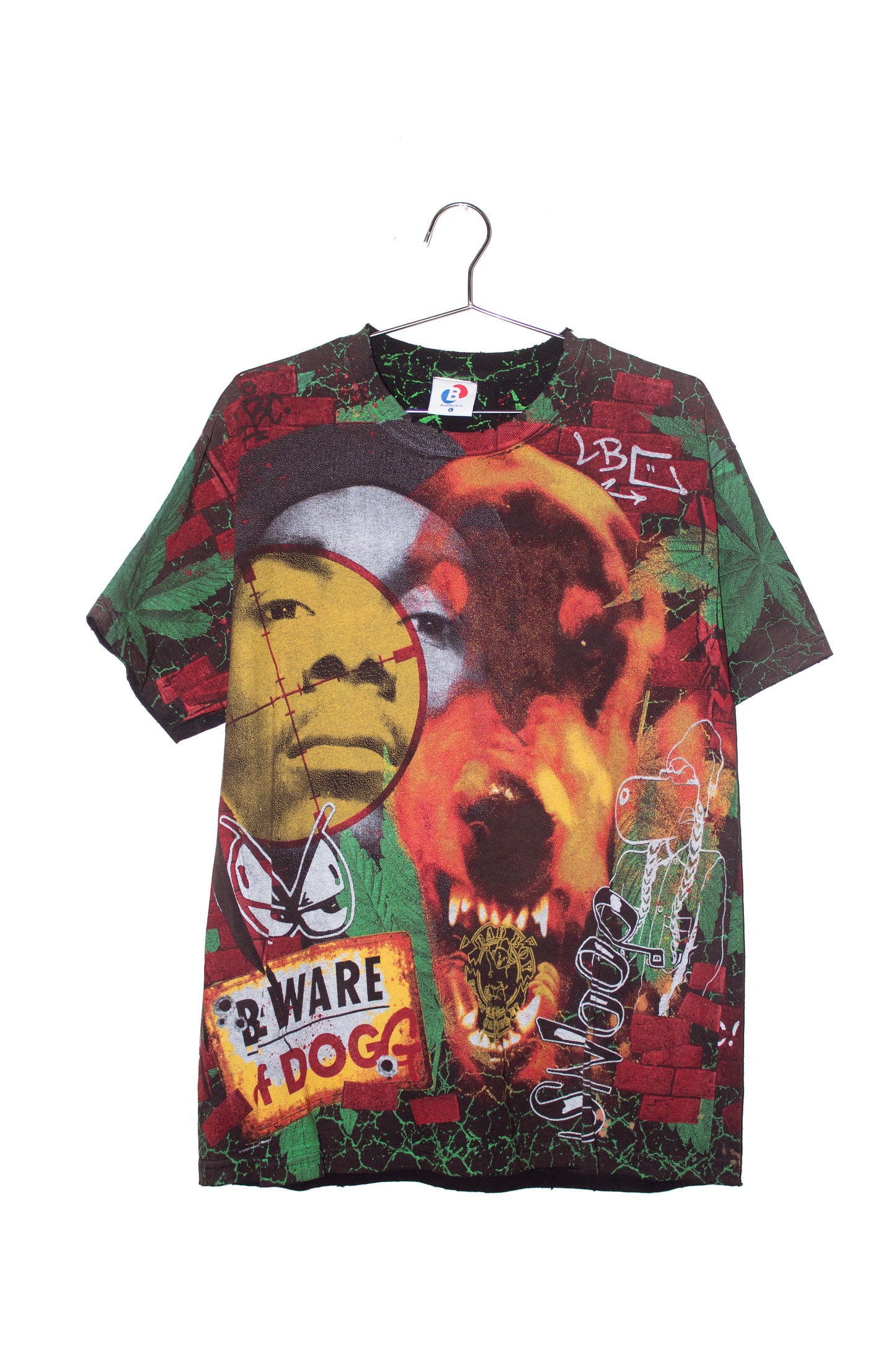 BSC Sun  Faded SNOOP AOP Tee #2 (L)