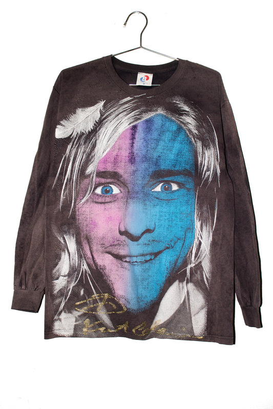 BSC Sun Faded Kurt longsleeve face Misprint (L)