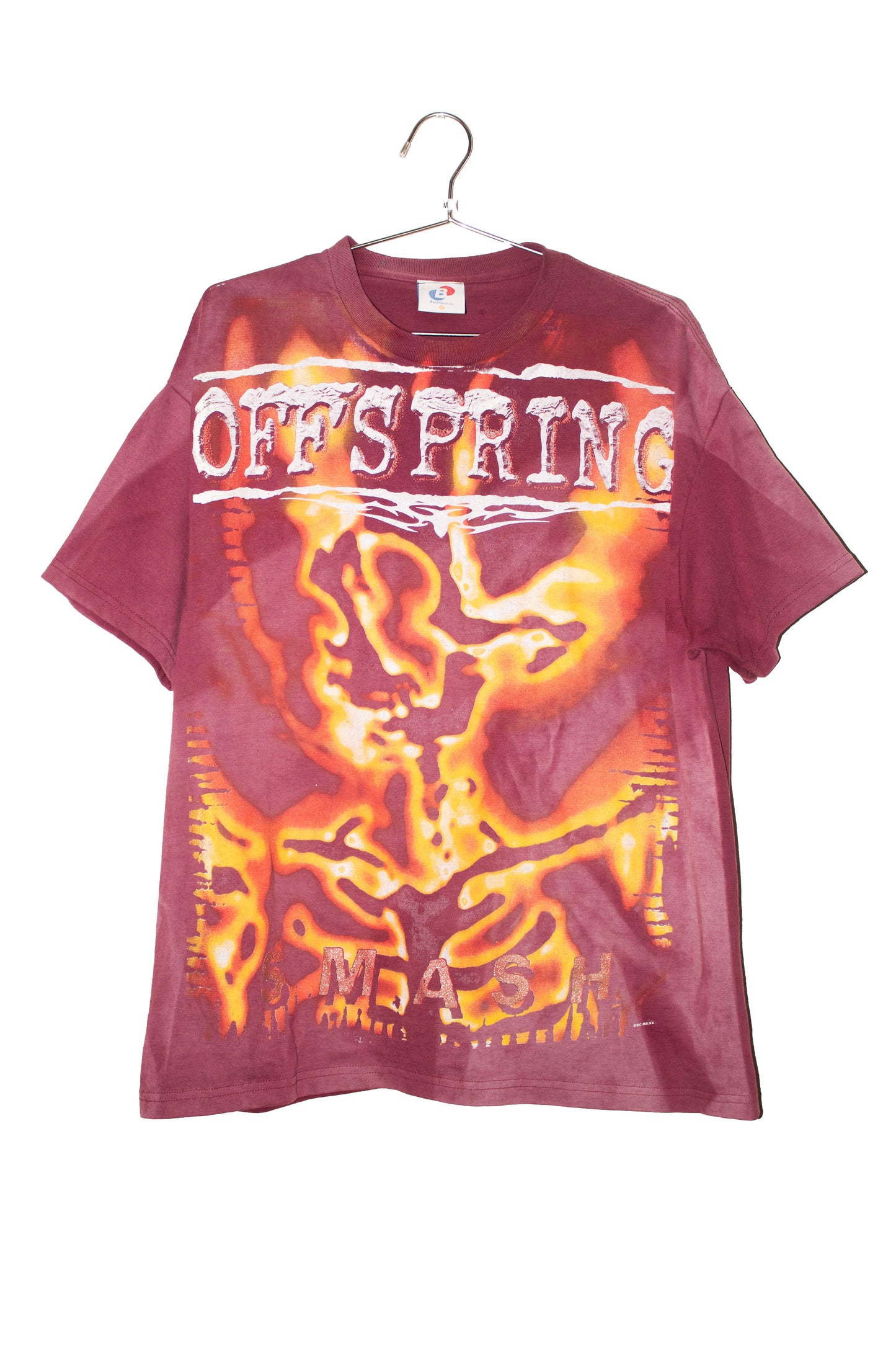 BSC Sun Faded OFFSPRING on maroon tee (XL)