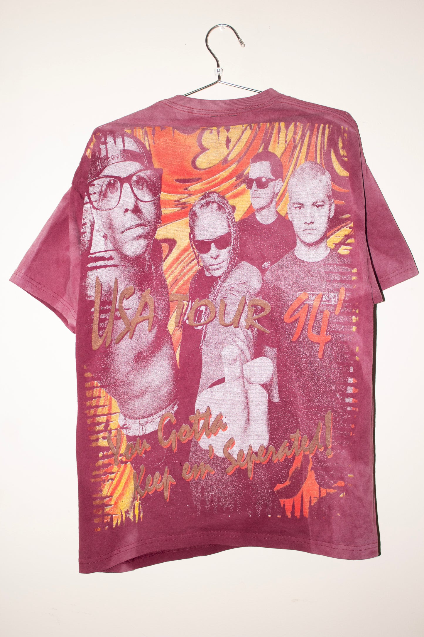 BSC Sun Faded OFFSPRING on maroon tee (XL)