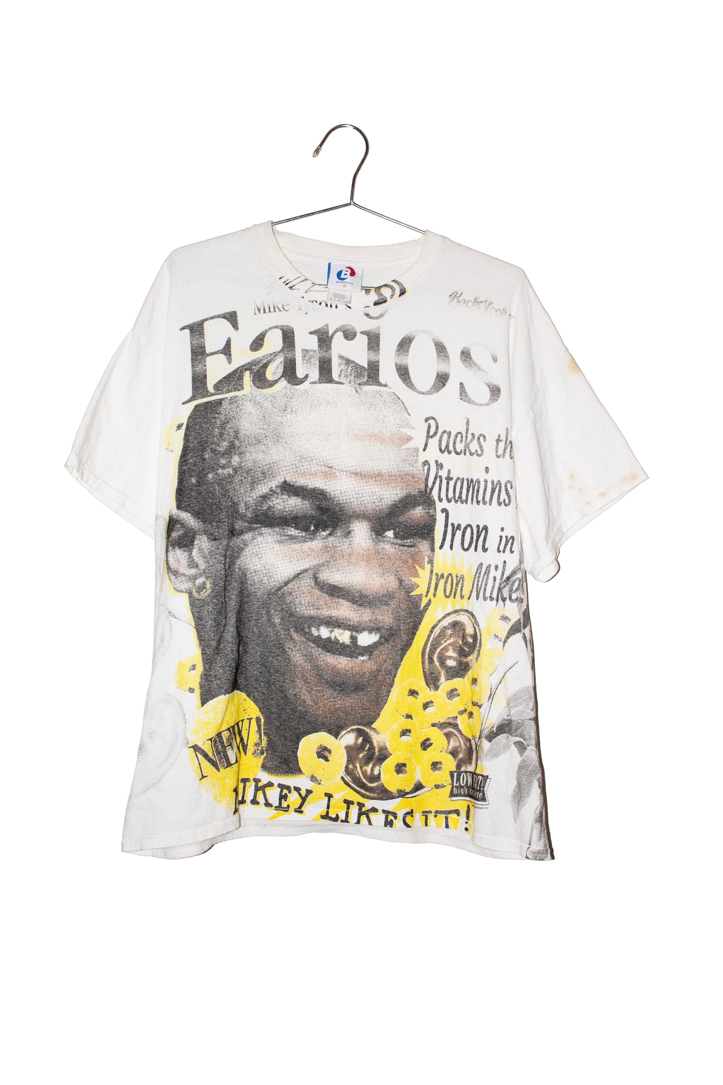 BSC Tyson Earios on 2nd hand *thrashed look* Vintage Tee (XL)