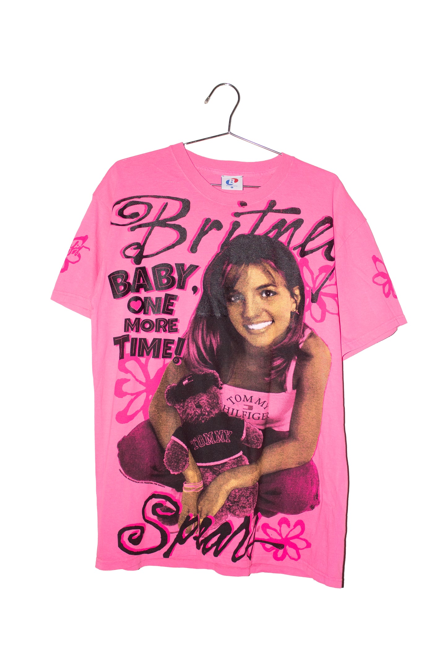 BSC Britney on y2k PINK tee (LG)