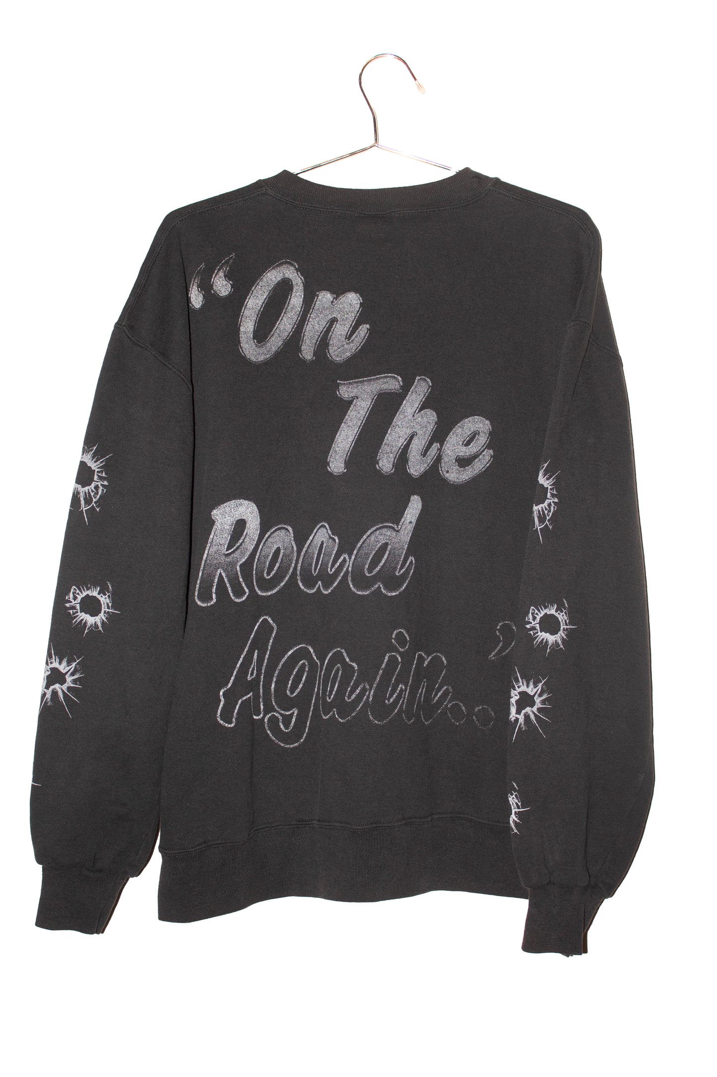 BSC Willie Nelson on vintage sweatshirt (LG)