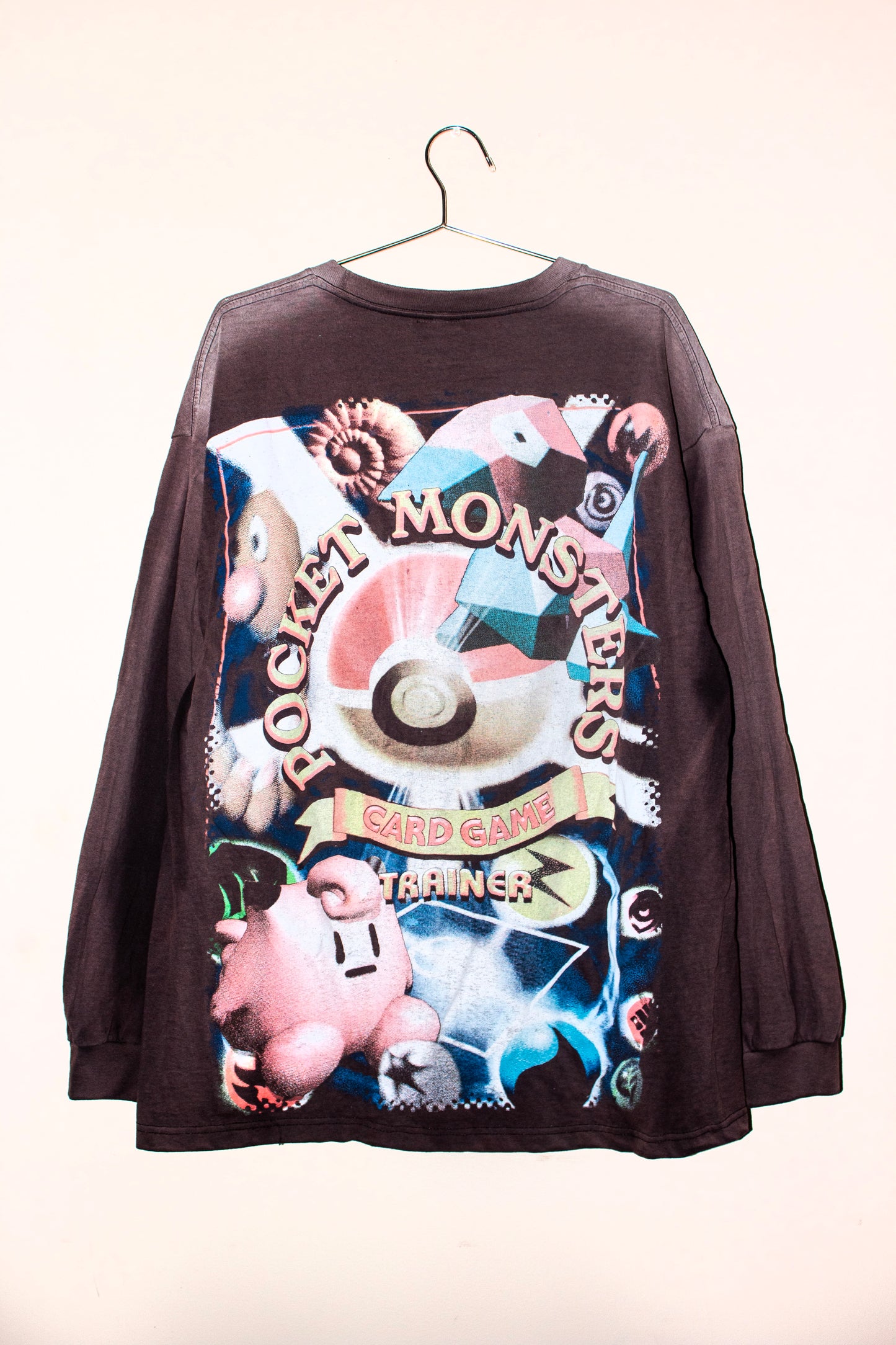 Sun Faded Tee Pocket Monsters Long sleeve (XXL)
