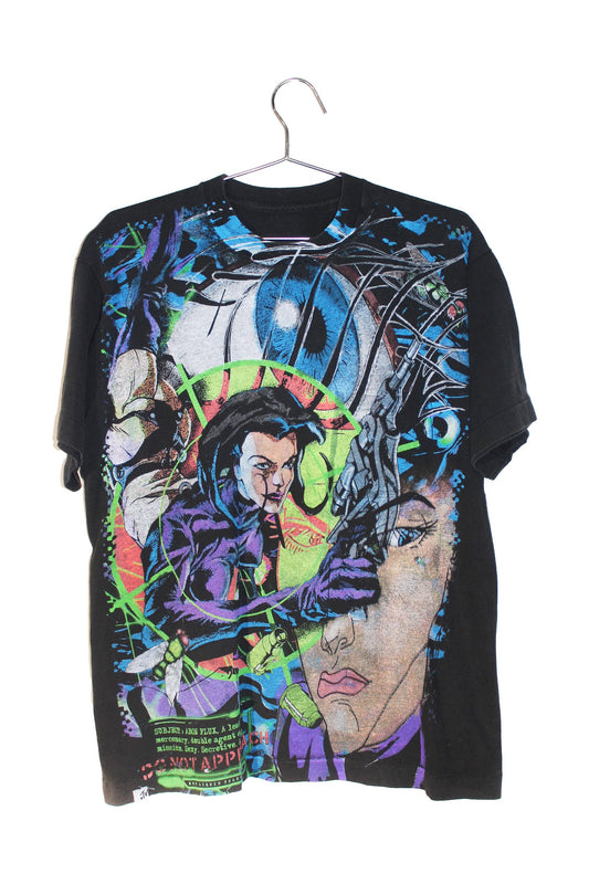 Aeon Flux on vintage single stitch shirt (L)