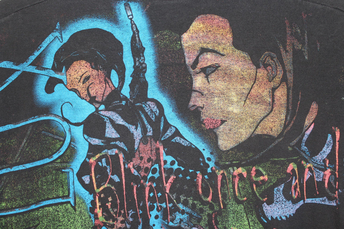 Aeon Flux on vintage single stitch shirt (L)