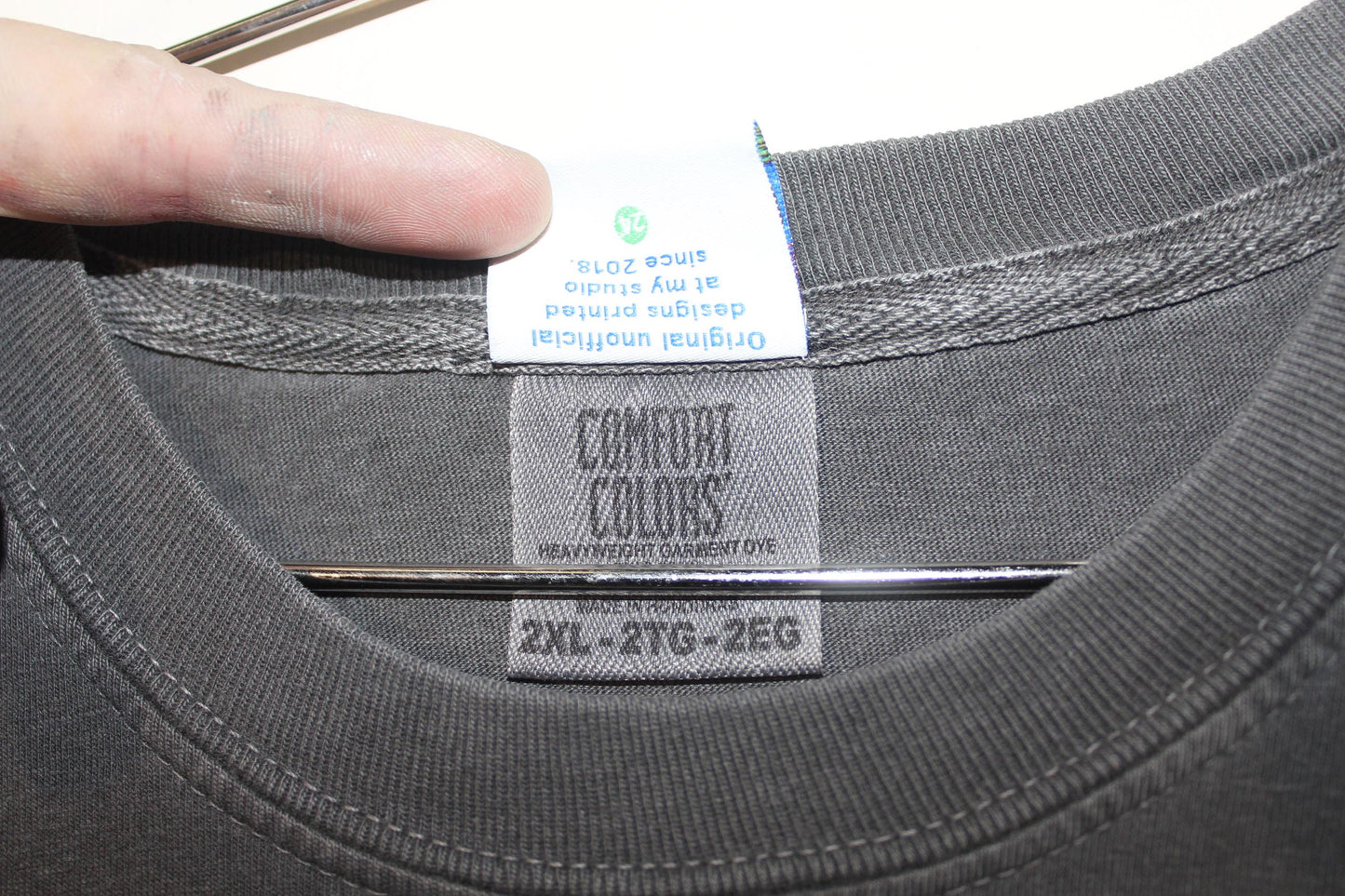 Aeon Flux on Comfort Colors Pepper long sleeve (2X)