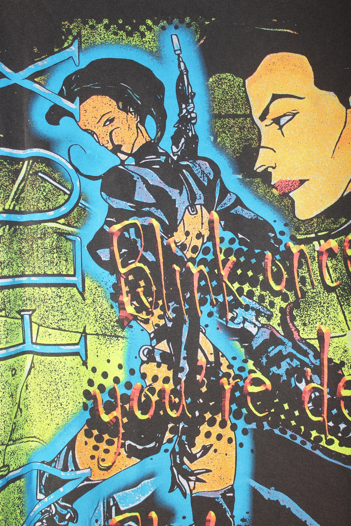 Aeon Flux on Comfort Colors Pepper long sleeve (2X)