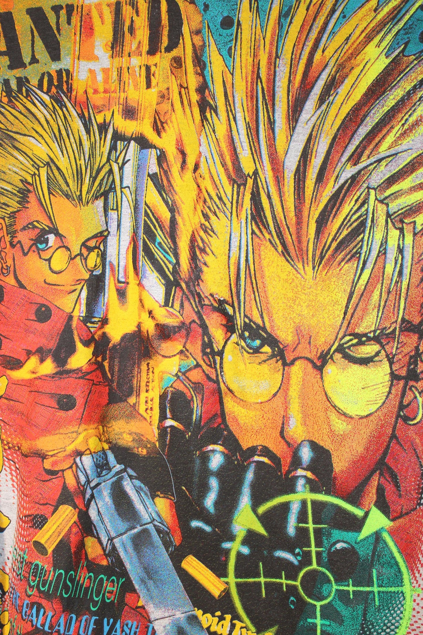 Trigun on vintage Hanes beefy heather gray long sleeve Tee (2X)