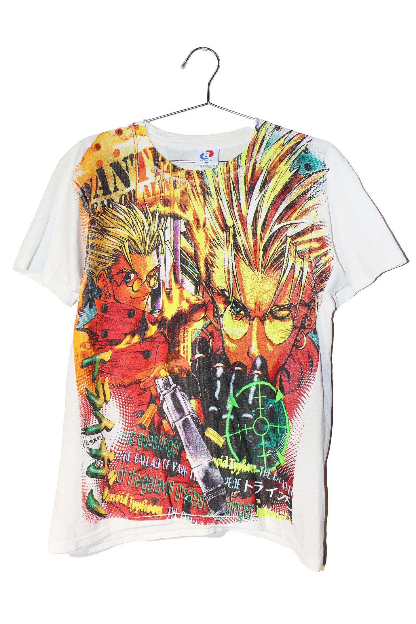 Trigun on vintage Hanes single stitch tee (M)