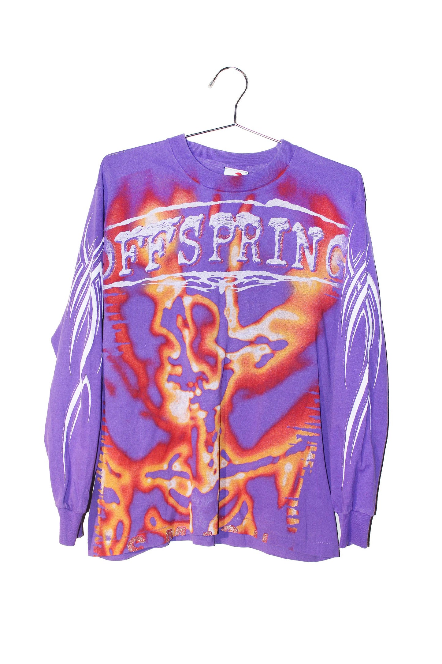 OFFSPRING on vintage single stitch FOTL purple long sleeve (M)