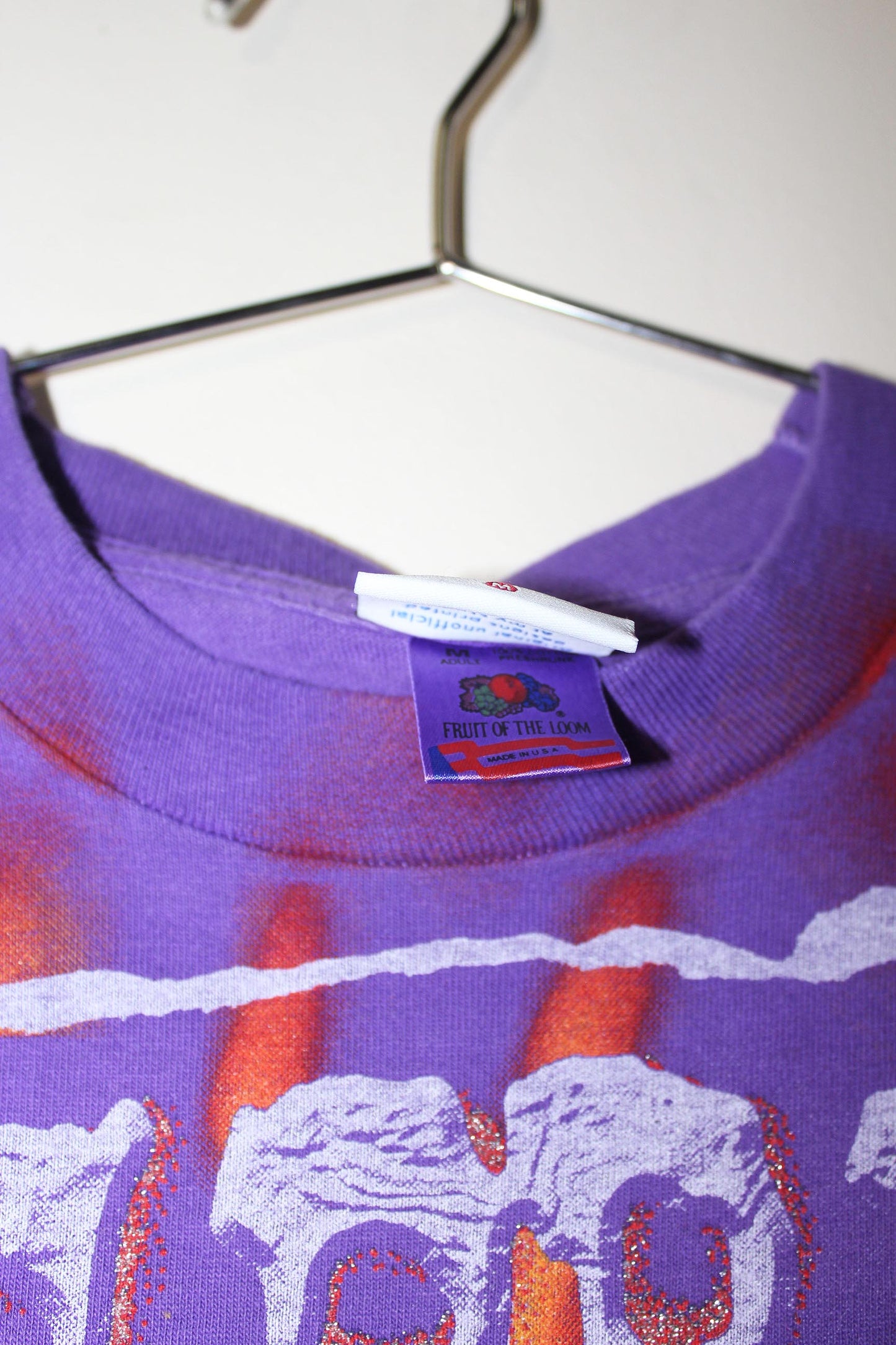 OFFSPRING on vintage single stitch FOTL purple long sleeve (M)