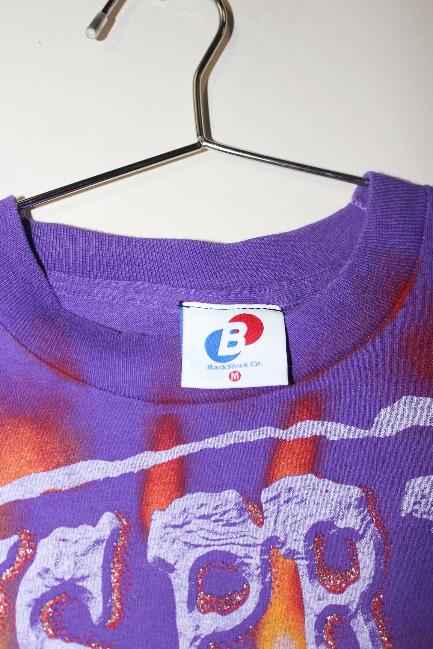 OFFSPRING on vintage single stitch FOTL purple long sleeve (M)