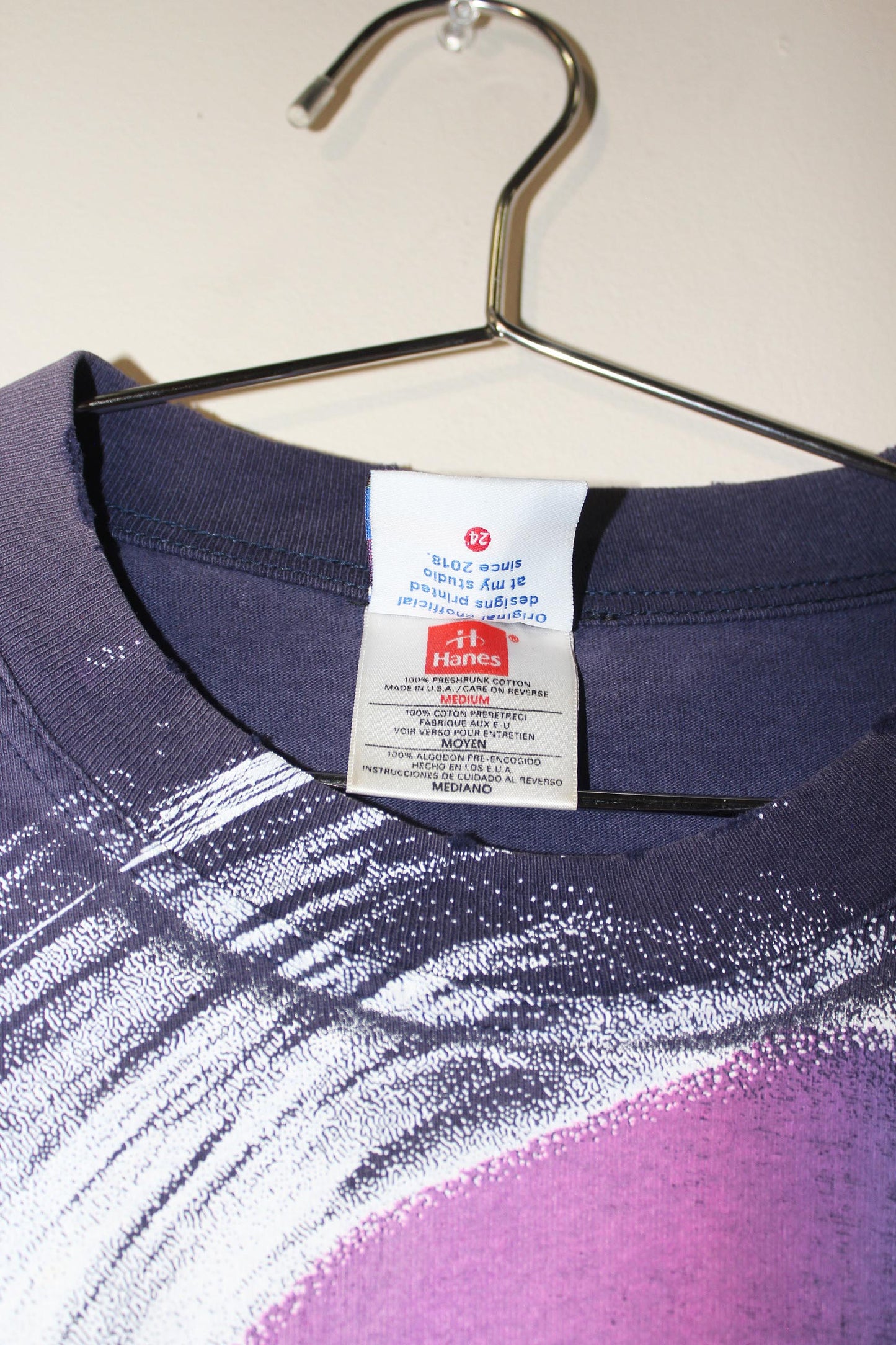 BSC KURT on vintage hanes Flannel Tee @wedriphere rework (L-XL)