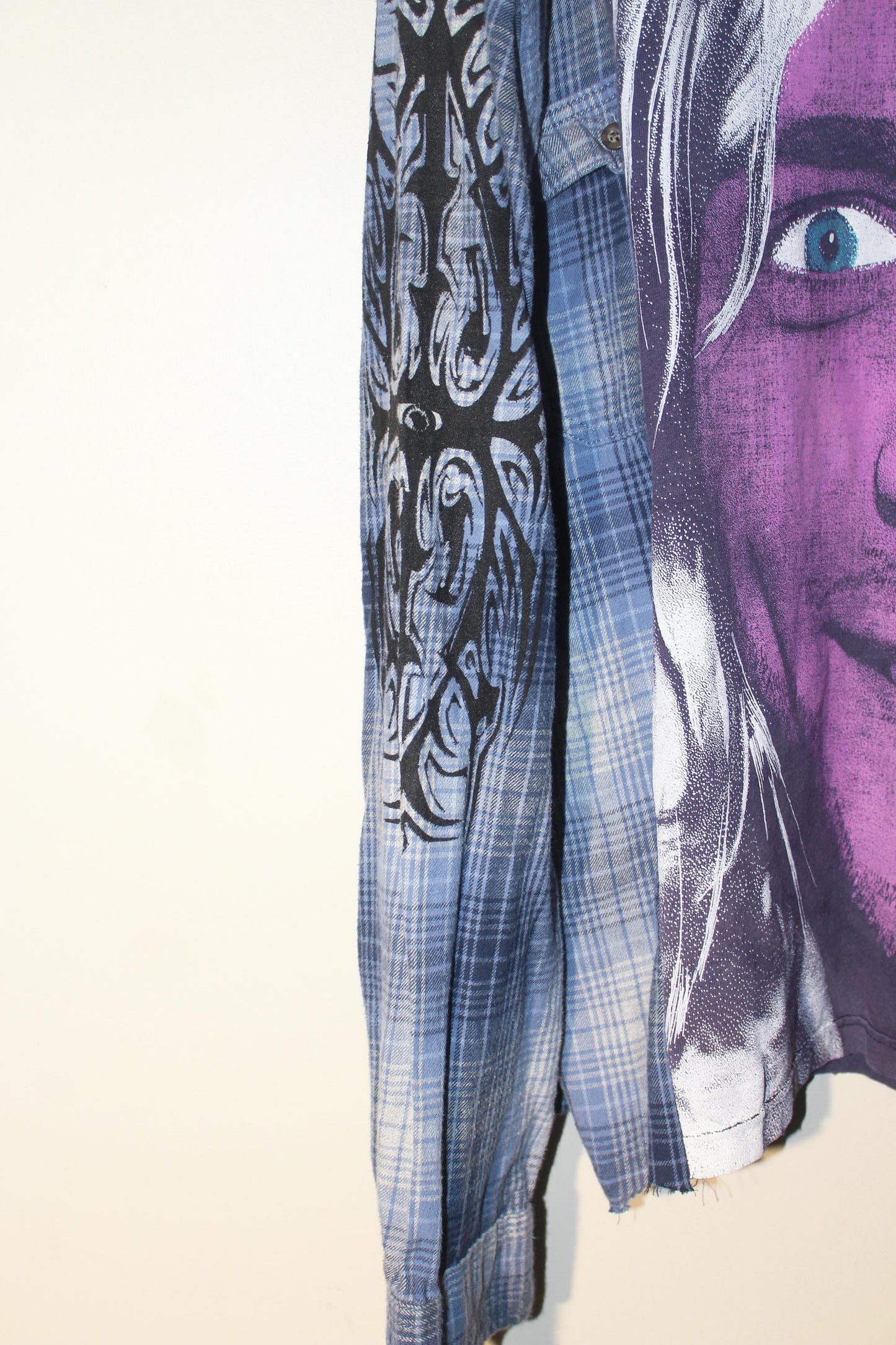 BSC KURT on vintage hanes Flannel Tee @wedriphere rework (L-XL)