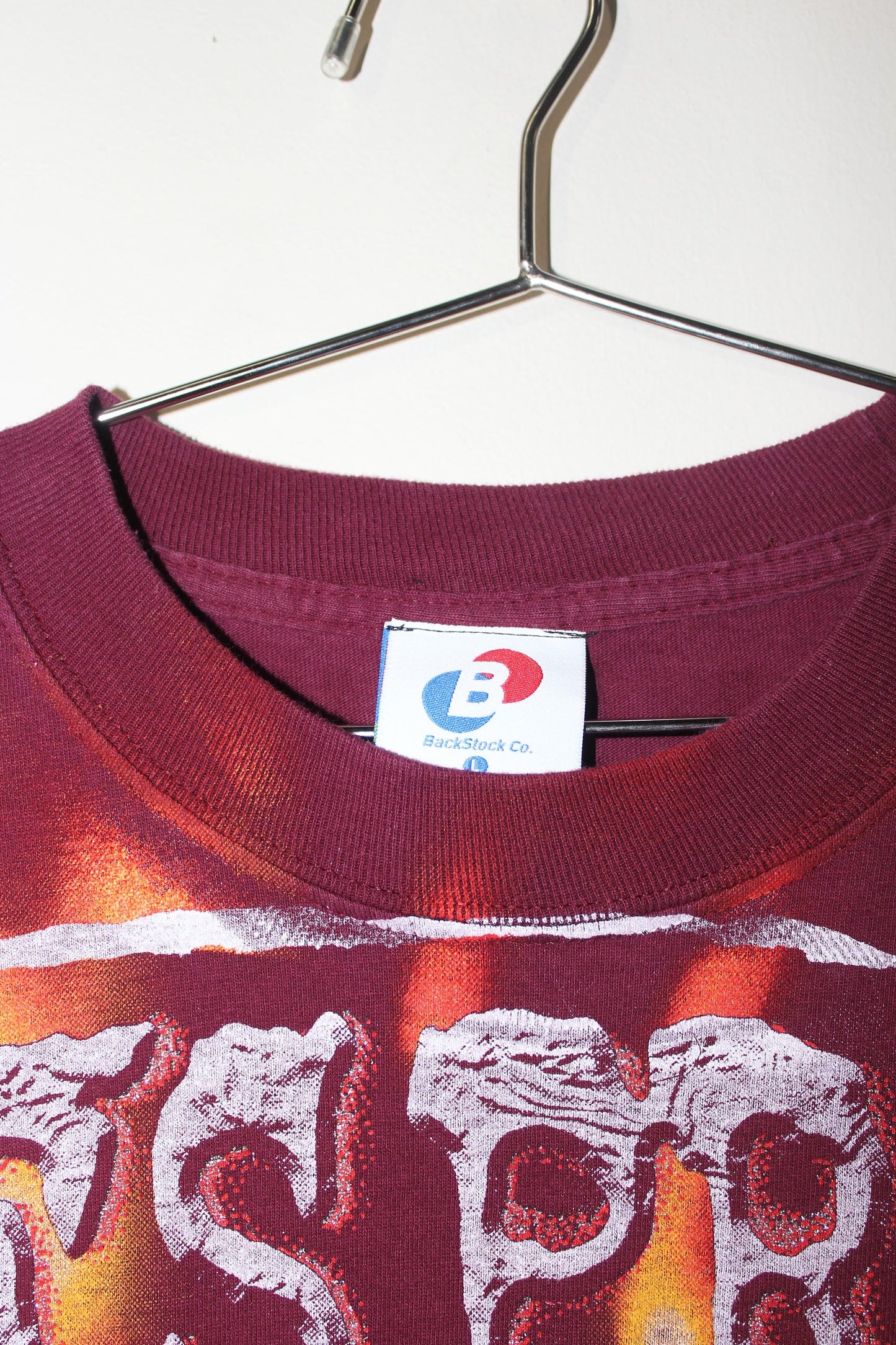 OFFSPRING on vintage y2k Gildan maroon long sleeve tee (L)