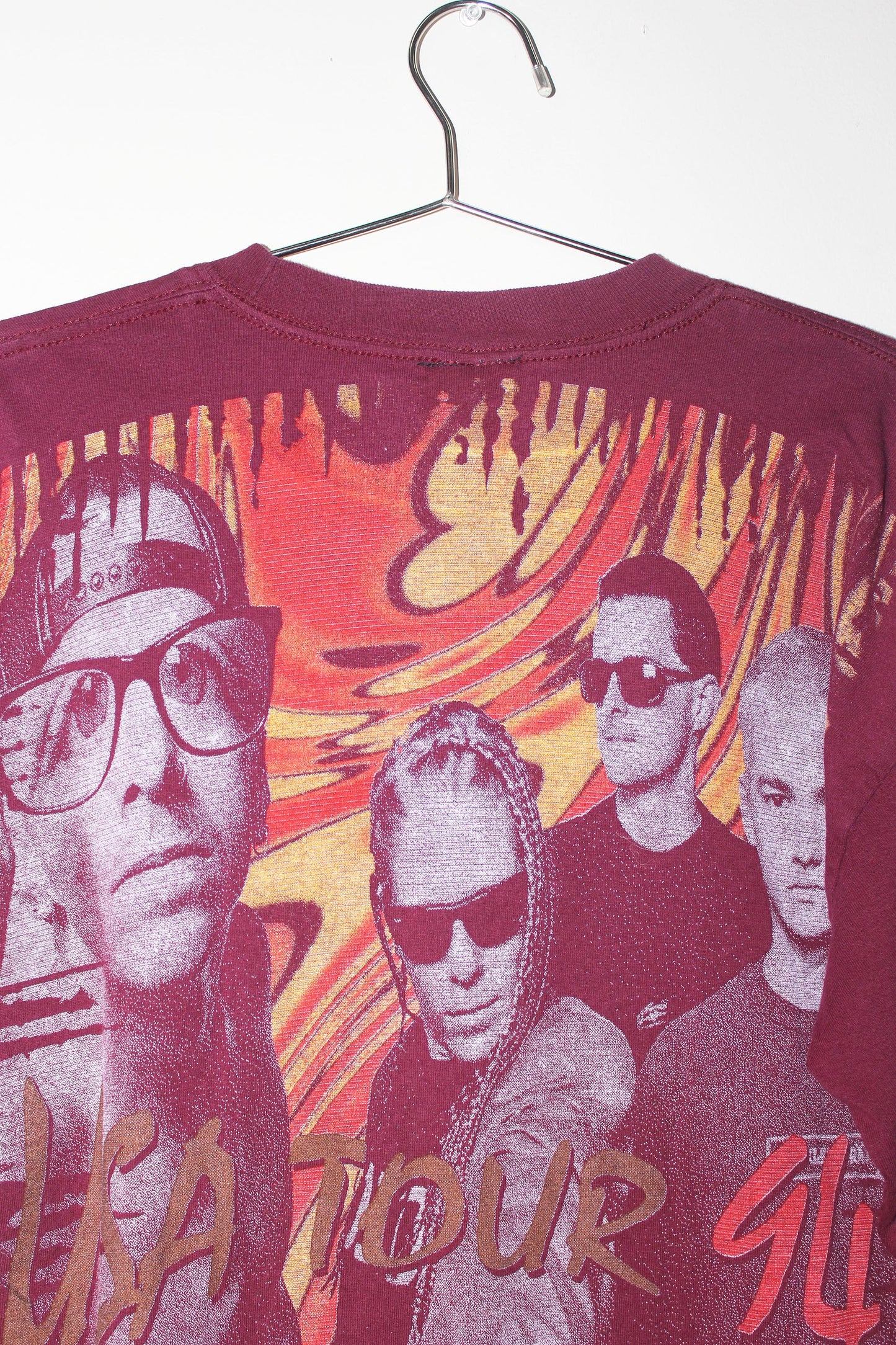 OFFSPRING on vintage y2k Gildan maroon long sleeve tee (L)