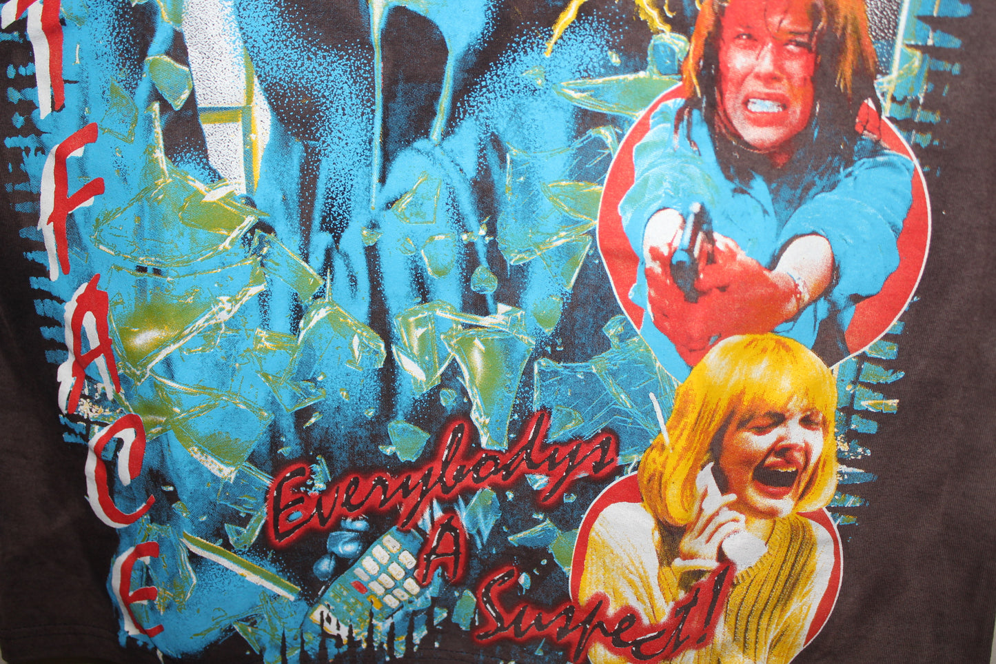 BSC Faded Tee Ghostface Scream 1 (LG)