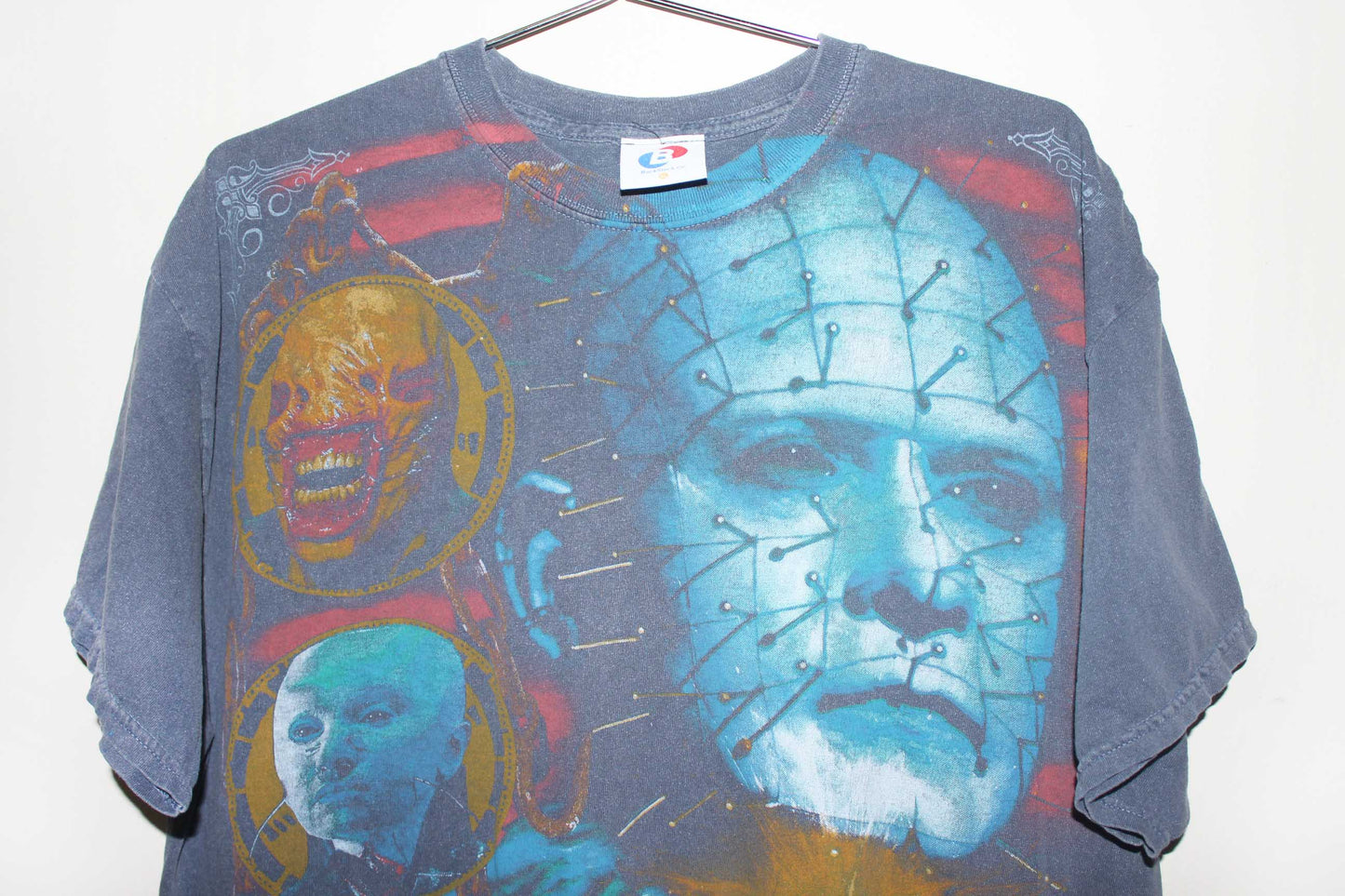 Faded Helllrasier on washed out blue blank (XL)